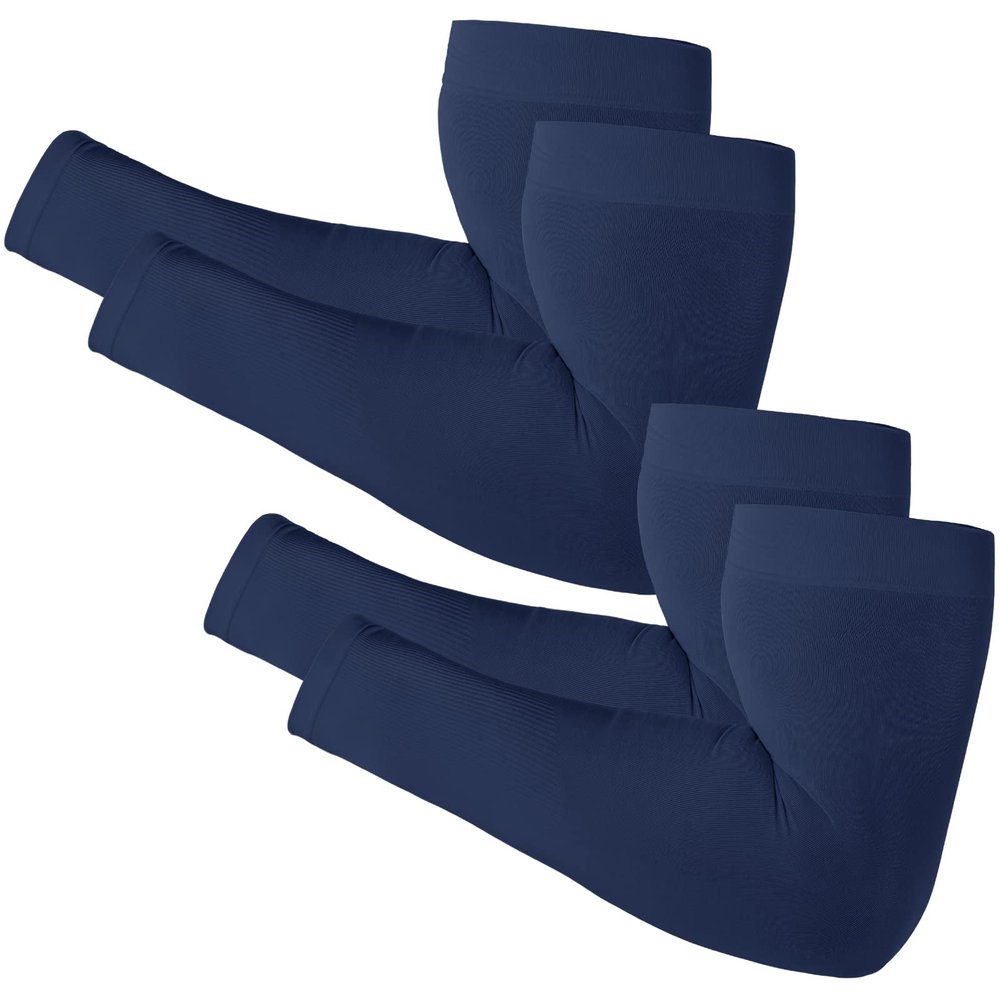 Newbyinn Arm Sleeves for Men Women, Size L - XL, UV Sun Protection Sleeve to Cover Tattoo, Cooling Compression Arm Cover
