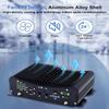 BASOARO Mini PC Industrial Win 11 Pro Fanless PC Core i5 10210U, 32GB RAM 256GB SSD, Gigabit Ethernet, HD VGA Dual 4K Display, 6 RS232 COM, GPIO, Dual Band WiFi, BT, Metal Case view 3