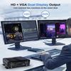 BASOARO Rugged Industrial PC Mini PC i7 Mini Computer Win 11 Core i7 10510U, 16GB RAM 512GB SSD, Gigabit RJ45 LAN, HD VGA Dual Display, GPIO, 6 RS232 COM, Dual Band WiFi, BT view 2
