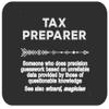 Tax Preparer Mousepad 9Inch Mousemat - Tax Preparer Definition Accounting Accountant Mouse Pad Poster Mouse Mat view 1