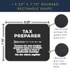 Tax Preparer Mousepad 9Inch Mousemat - Tax Preparer Definition Accounting Accountant Mouse Pad Poster Mouse Mat view 4