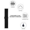 Adjustable Elastic Watch Band Compatible with Fitbit Versa/Versa 2/Versa Lite Special Edition for Women Men Nylon Stretchy Strap Wristband for Fitbit Versa Smart Watch (Black) view 3