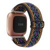 Adjustable Elastic Watch Band Compatible with Fitbit Versa/Versa 2/Versa Lite Special Edition for Women Men Nylon Stretchy Strap Wristband for Fitbit Versa Smart Watch (Purple Blue) view 1