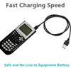 USB Charging Cable AC Power Charger Cord Replacement Compatible with Texas Instruments TI-84 Plus CE, TI-84 Plus C Silver Edition, TI 89 Titanium, TI-Nspire CX/CX CAS Graphing Calculators view 4