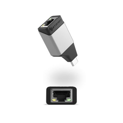 ALOGIC USB C to Gigabit Ethernet Mini Adapter,RJ45 Port, Supports 10/100/1000Mbps Network Connections