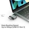 ALOGIC USB C to SD and Micro SD Mini Adapter, Compatible with MacBook Pro, Air, Pixel Book, XPS, Surface, Galaxy, iPad Pro, Air 2020 and More (Thunderbolt Compatible) view 2
