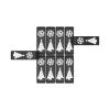 22mm Christmas pattern Watch Band keeper Strap Silicon Fastener Ring Connector Security Loop Compatible with Fossil Men's 44mm Gen 6/Gen 5 Julianna, Q Wander/Founder/Marshal/Gen 4 Explorist HR Bands view 4