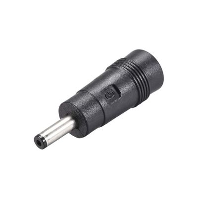 uxcell DC Power Adapter,Female 5.5mmx2.1mm to 4.0mmx1.35mm Male Plug Tips, Input DC Plug Connector Black