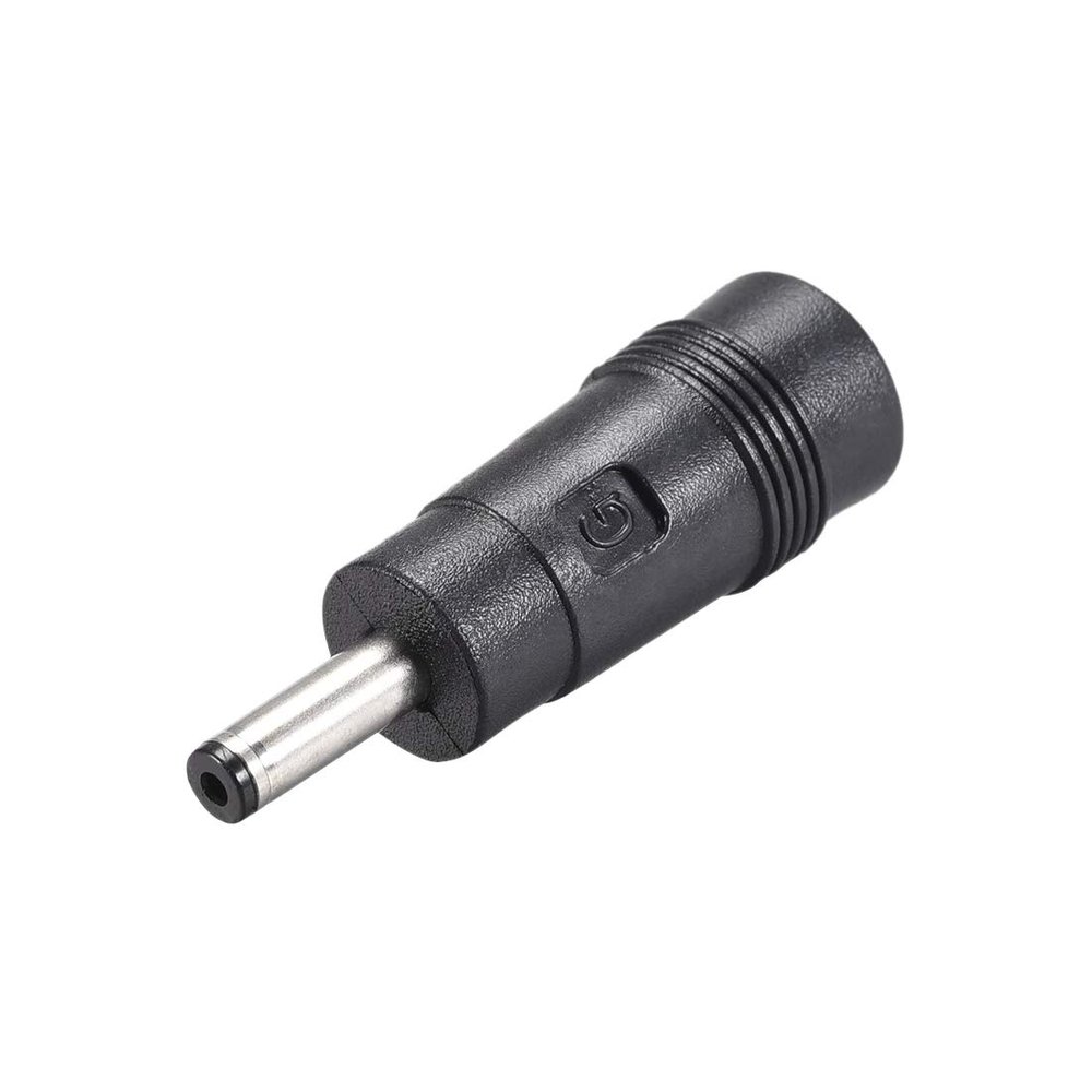 uxcell DC Power Adapter,Female 5.5mmx2.1mm to 4.0mmx1.35mm Male Plug Tips, Input DC Plug Connector Black