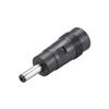 uxcell DC Power Adapter,Female 5.5mmx2.1mm to 4.0mmx1.35mm Male Plug Tips, Input DC Plug Connector Black view 1