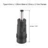 uxcell DC Power Adapter,Female 5.5mmx2.1mm to 4.0mmx1.35mm Male Plug Tips, Input DC Plug Connector Black view 2
