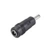 uxcell DC Power Adapter,Female 5.5mmx2.1mm to 4.0mmx1.35mm Male Plug Tips, Input DC Plug Connector Black view 3