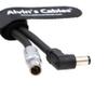 Alvin's Cables Z CAM E2 Flagship to DC Power Cable 2 Pin to Right Angle DC from Nitze Plate view 3