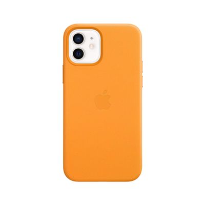 Apple iPhone 12 and iPhone 12 Pro Leather Case with Magsafe - California Poppy