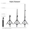 1.1m Height Tripod Mount Holder Used for Shooting Vlogging Video Live Lighting Suite Black Color view 3