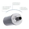 Midline Valve 6J563 Steam Radiator Air Vent; Heat Regulator Valve; Straight Mount; 3/4 in. MIP; Chrome Plated Steel view 2