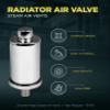 Midline Valve 6J563 Steam Radiator Air Vent; Heat Regulator Valve; Straight Mount; 3/4 in. MIP; Chrome Plated Steel view 3
