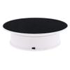 Electric Rotating Turntable Display Stand 30cm 360 Degree Video Shooting Props Turntable for Photography, Max Load 4kg, US Plug Black (Color : White+Black) view 2