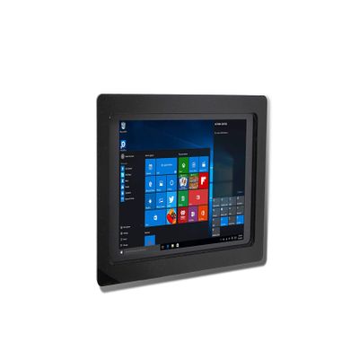 TABcare Anti-Theft Acrylic VESA Enclosure Compatible for Fusion5 10" Windows Tablet with Free Wall Mount Kit & 90-Degree Angle Charge Cable (10" Windows Tablet, Black)