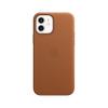 Apple iPhone 12 and iPhone 12 Pro Leather Case with Magsafe - Saddle Brown view 1