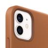Apple iPhone 12 and iPhone 12 Pro Leather Case with Magsafe - Saddle Brown view 3