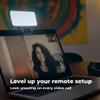 BIGSOFTI Portable LED Soft Selfie Light for Phone, Camera & Laptop - USB Rechargeable, 15 Presets, 1500 mAh 10H Battery, Ultra Lightweight for Vlog, Makeup, Video Conference, Live Steam, YouTube view 3