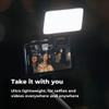 BIGSOFTI Portable LED Soft Selfie Light for Phone, Camera & Laptop - USB Rechargeable, 15 Presets, 1500 mAh 10H Battery, Ultra Lightweight for Vlog, Makeup, Video Conference, Live Steam, YouTube view 4