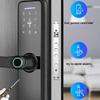 Dioche Fingerprint Door Lock, Anti-Theft, WiFi, 5-in-1 Unlocking Methods, Black view 1