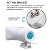 KLLsmDesign 30W Alarm Siren ,Dual Tone Outdoor Self Contained Electric Security Ring Siren with Bracket6-12V DC 1.1Ah 130db 8 X 5.5 X 9 Inch for Car Home Doorbell Security Protection System,White view 4