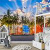 3D Wallpaper Miami Beach Florida Self Adhesive Bedroom Living Room Dormitory Decor Wall Mural Stick and Peel Background Wall Ceiling Wardrobe Sticker view 2