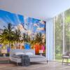 3D Wallpaper Miami Beach Florida Self Adhesive Bedroom Living Room Dormitory Decor Wall Mural Stick and Peel Background Wall Ceiling Wardrobe Sticker view 3
