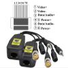AAOTOKK BNC to RJ45 Transmitter Transceiver DC Power Passive Audio Video Balun HD-CVI/TVI/AHD/CVBS with DC Jack for 720P-1080P 3MP 4MP 5MP 8MP CCTV Security DVR Surveillance Camera System(19cm/4Pairs) view 4