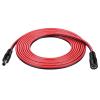 10ft 14AWG 12V DC Extension Cable DC 2.1mm x 5.5mm 5521 Power Supply Adapter Flat Extender Cord,Female to Male Wire for CCTV Security Camera,IP Network Camera,DVRs and More Devices view 1
