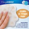 As Seen on Shark Tank Hair Shower Drain Hair Catcher, Hair Stopper Bathtub Drain Protector, & Catcher Drain Cover Alternative, Must-Haves HairyGrabster, 1 Pack, White view 2