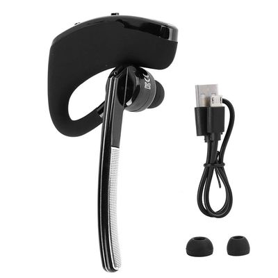 fosa1 Business BT Headset, Handsfree Earpiece Stereo Noise Cancelling Mic, Compatible for Cell Phones Smartphone fit for Driving/Business/Office/Running Default