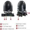 ACTi B912 5MP Video Analytics Outdoor Mini PTZ Camera; with SLLS, DC Iris; Auto Focus; H.265/H.264; 1080p/30fps, 2D+3D DNR; Audio; MicroSDHC/MicroSDXC; PoE/DC12V; IP67; IK10; DI/DO; Built-in Analytics view 2