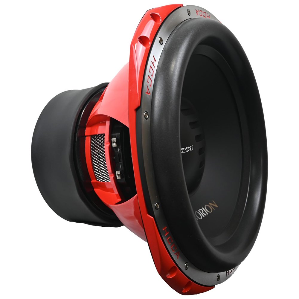 Orion HCCA154 High Performance 15 Competition Grade Car Subwoofer, 10000W Max Power, 2500W RMS, Dual 4 Ohms, 4 Voice Coil  Powerful Black Coil Subwoofer for Cars, Trucks, Jeeps. Sold Individually.