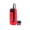 Aiwa R-22RD Pocket radio with headphones, MW/FM stereo view 1