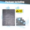 Daarcin 40pcs Mixed 4 Size Open Top Antistatic Bag and Resealable Antistatic Bags ESD Shielding Bag for Motherboard Hard Drive Video Card LCD Screen with Anti-Static Labels(Assorted Sizes) view 2
