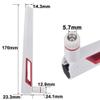 2pcs 12 dbi Dual band WIFI Antenna 2.4G 5G 5.8Gh SMA Male/RP SMA Male Universal Antennas Amplifier WLAN Router Antenne Booster Black or White (White RP SMA Male) view 2