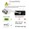 HDMI to BNC Converter Adapter - HD Digital Video in Female BNC Coax Connector Composite Box w/ 3.5mm Audio Out for DVD DVR Security Camera CVR CCTV Image Coaxial Analog CVBS Signal Monitor TV view 2