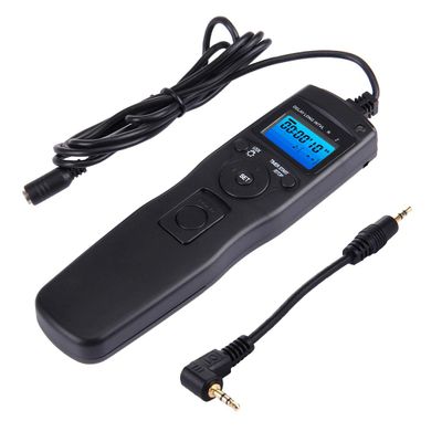 Hwj RST-7001 LCD Screen Time Lapse Intervalometer Shutter Release Digital Timer Remote Controller with C6 Cable for CANON 1000D/550D/60D, PENTAX:K20D/K200D/K10D, SAMSUNG GX-20/GX-10 Camera happy amand