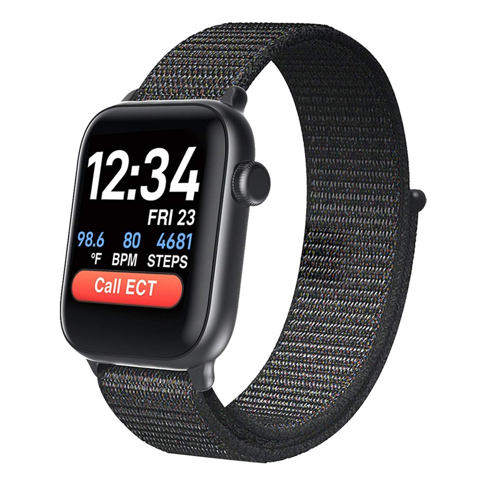 COCO Bluetooth Comfortable Health Monitoring Smartwatch for Seniors  Heart Rate, Body Temperature, Blood Oxygen, Activity Tracking, Medication Reminder, SOS Emergency PERS, Gift
