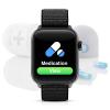 COCO Bluetooth Comfortable Health Monitoring Smartwatch for Seniors  Heart Rate, Body Temperature, Blood Oxygen, Activity Tracking, Medication Reminder, SOS Emergency PERS, Gift view 2