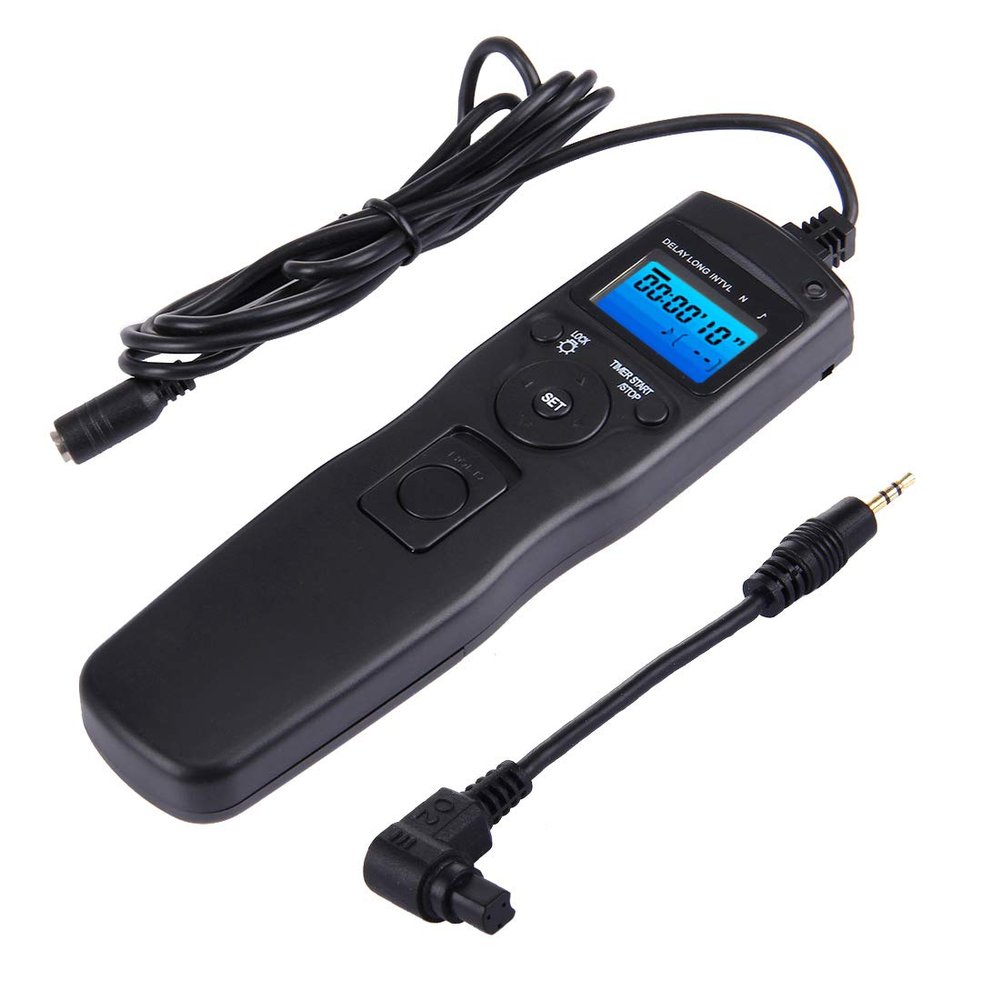 Hwj RST-7002 LCD Screen Time Lapse Intervalometer Shutter Release Digital Timer Remote Controller with C8 Cable for Canon 1D/1DS/50D/40D/30D/20D/10D/5D/5D/7D Camera Happy amanda's Store