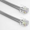 NECABLES 3Pack Phone Cord 1ft Telephone Cord Phone Cable RJ11 6P4C Male to Male for Landline and Fax - 1 Foot view 2