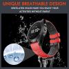 NotoCity Fenix 6/Fenix 6 Pro 22mm Width Band for Garmin Fenix 7/Fenix 6/Fenix 5/Fenix 5 Plus/Fenix 6/Fenix 6 Pro/Forerunner 935/Forerunner 945/Approach S60/Quatix 5(Red Black) view 3