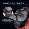 NotoCity Fenix 6/Fenix 6 Pro 22mm Width Band for Garmin Fenix 7/Fenix 6/Fenix 5/Fenix 5 Plus/Fenix 6/Fenix 6 Pro/Forerunner 935/Forerunner 945/Approach S60/Quatix 5(Red Black) view 4