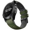 NotoCity Fenix 6/Fenix 6 Pro Band 22mm Width for Garmin Fenix 6/Fenix 5/Fenix 5 Plus/Fenix 6/Fenix 6 Pro/Fenix 7/Forerunner 935/Forerunner 945/Approach S60/Quatix 5, Army Green-Black, 230 millimtres view 1