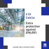 JAVEX CAT 6 Ethernet Cable1000ft [UL Listed] in-Wall Riser(CMR) Rated 23AWG Solid Bare Copper, 400MHz, PoE++ up to 100W, ETL Listed Made in Taiwan TAA Compliant, F/UTP Cat 6 Cable, Blue view 2